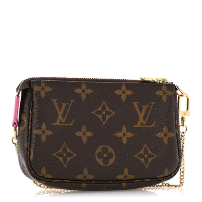 Louis Vuitton Monogram 2022 Christmas Animation Seoul Mini Pochette Accessories Fuchsia 3 of 9