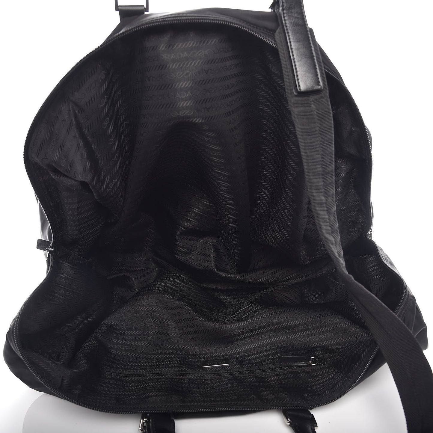 Nylon Viaggio Duffle Black