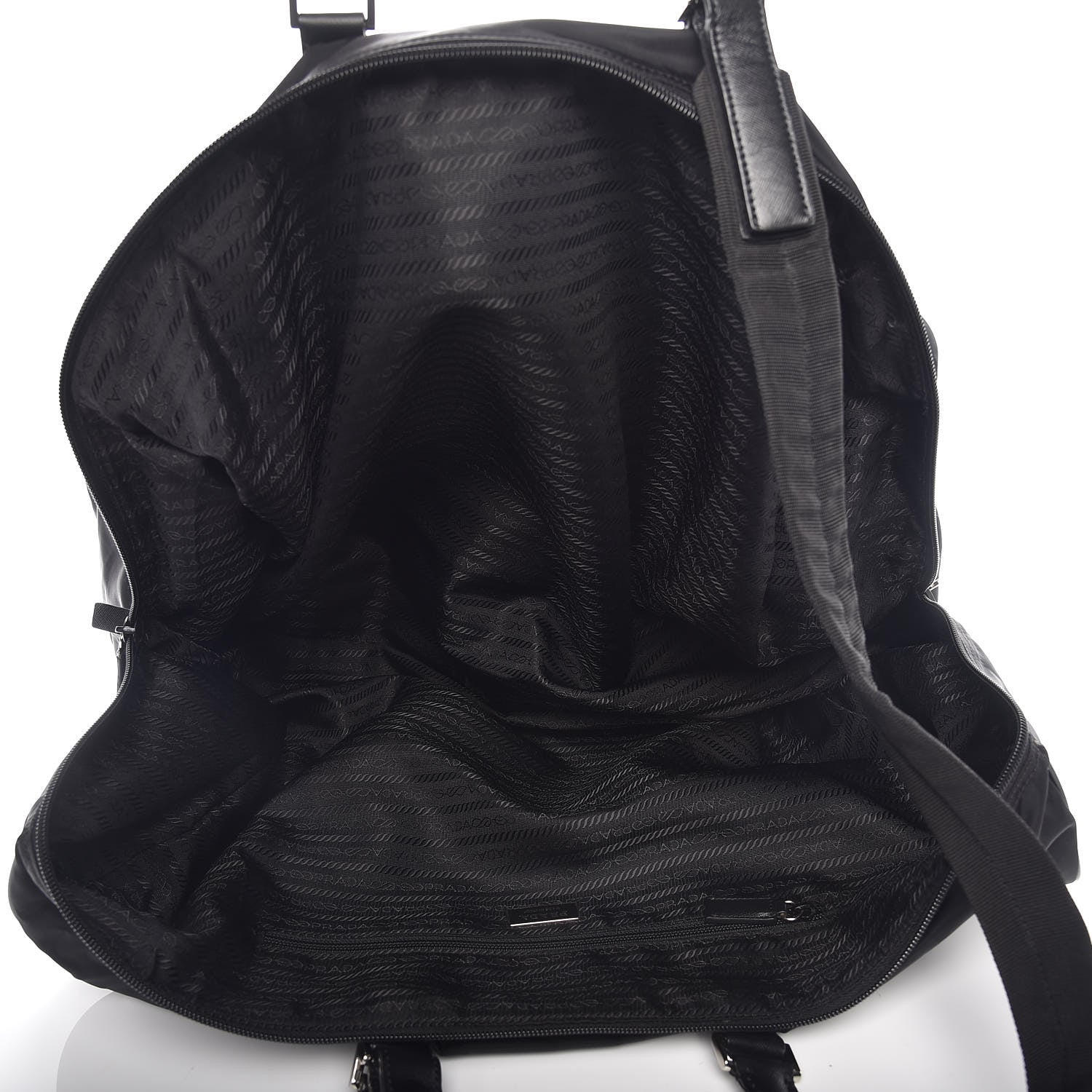 Prada Nylon Viaggio Duffle Black 6 of 10