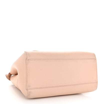 Fendi Nappa Colorblock Mini Peekaboo Iconic Satchel Plaster Sunflower Papavero 4 of 11