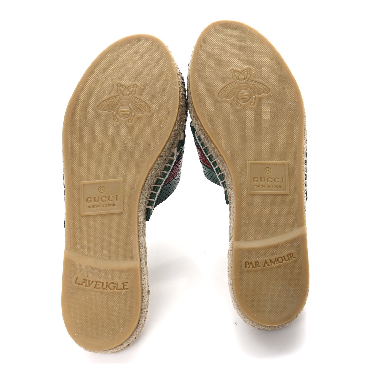 Malaga Kid Perforated Criss Cross Espadrille Slide Sandals 38.5 Emerald Hibiscus Red