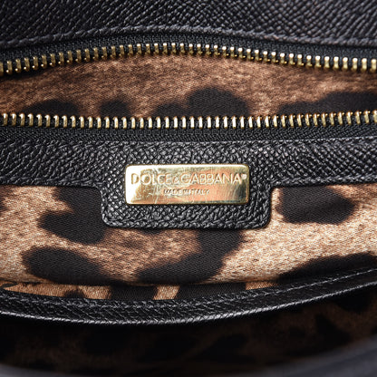 Dolce & Gabbana Dauphine Large Miss Sicily Satchel Black 7 of 13
