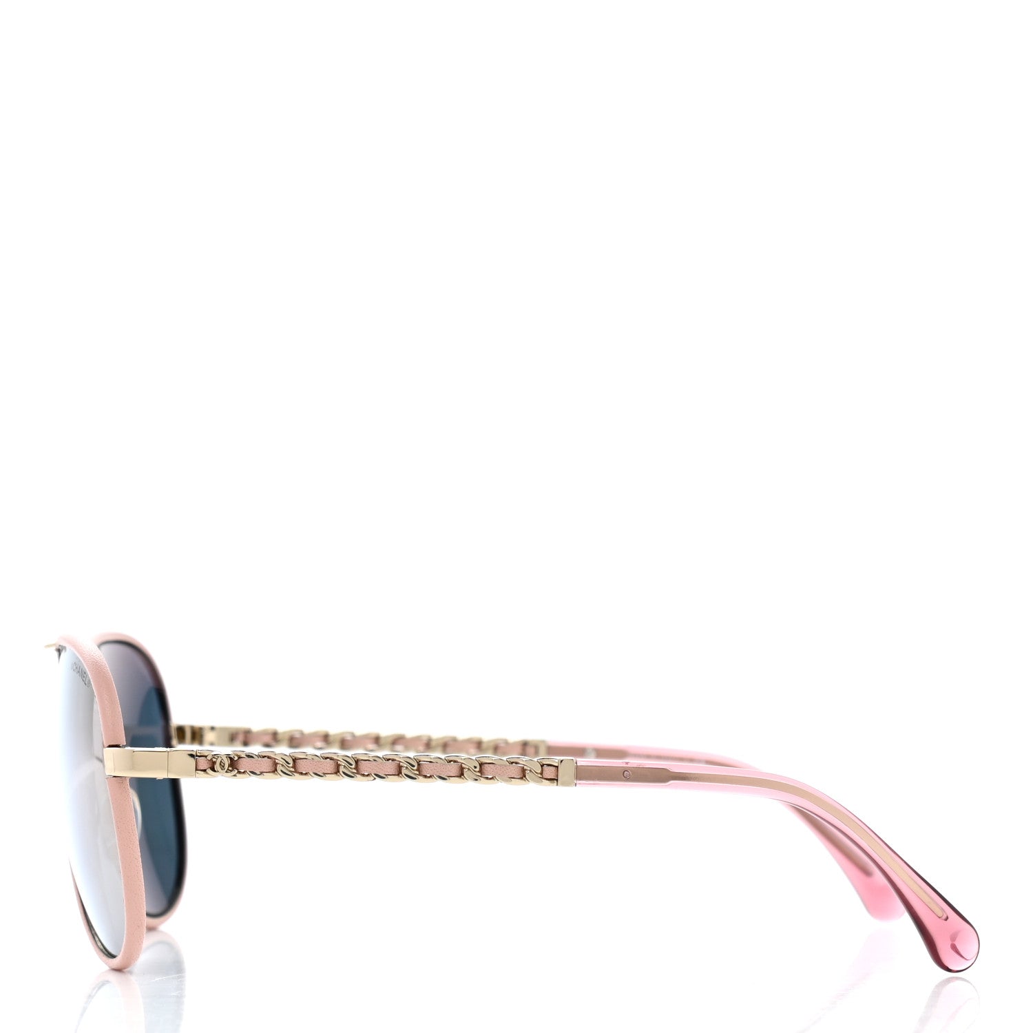 Chanel Metal Pilot Winter Sunglasses 4219-Q Light Pink 3 of 7