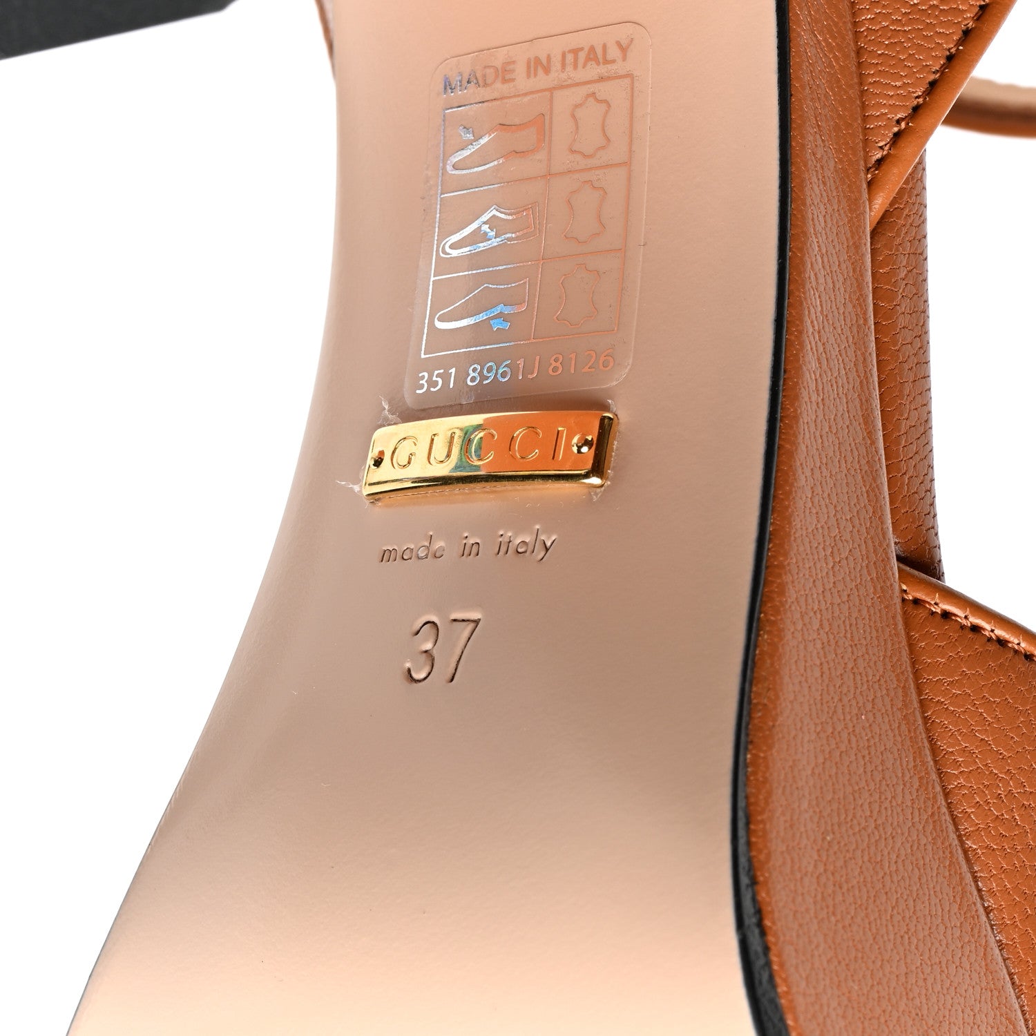 Gucci Quentin Granada Kid Horsebit 25/60mm Platform Sandals 37 Harness Brown 6 of 8