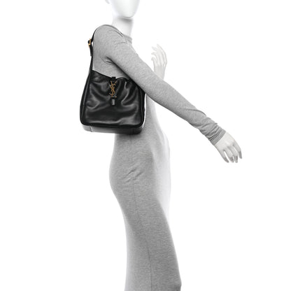 Saint Laurent Padded Lambskin Small Le 5 A 7 Supple Hobo Black 2 of 11