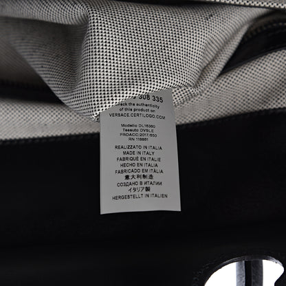 Versace Legno Calfskin Palazzo Top Handle Briefcase Black 9 of 9