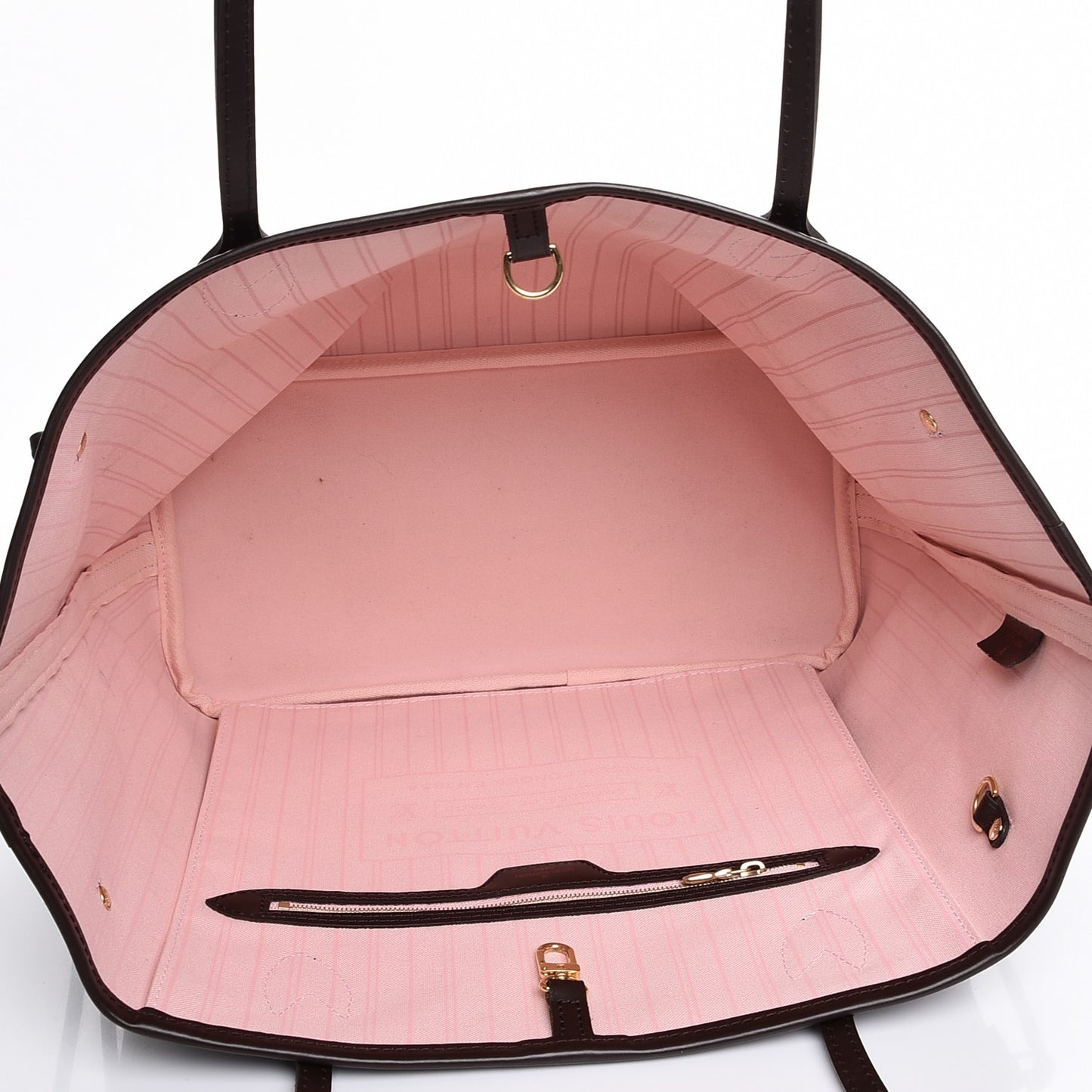 Damier Ebene Neo Neverfull MM Rose Ballerine