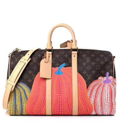 Louis Vuitton LV X YK Monogram Pumpkins Keepall Bandouliere 45 1 of 8