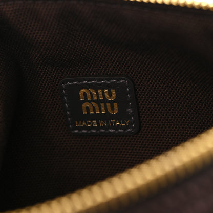 Miu Miu Corduroy Pouch Bag Ebony Baltic Blue 6 of 10