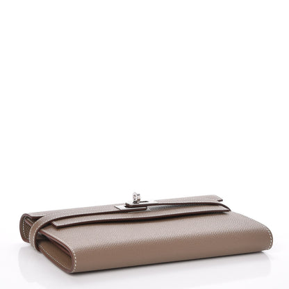 Hermes Epsom Kelly Longue Wallet Etoupe 4 of 8