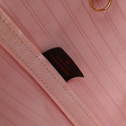 Louis Vuitton Damier Ebene Neo Neverfull MM Rose Ballerine 9 of 12