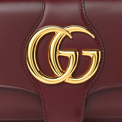 Gucci Vitello Palmellato Lux Small Arli Flap Shoulder Bag Vintage Bordeaux 8 of 10