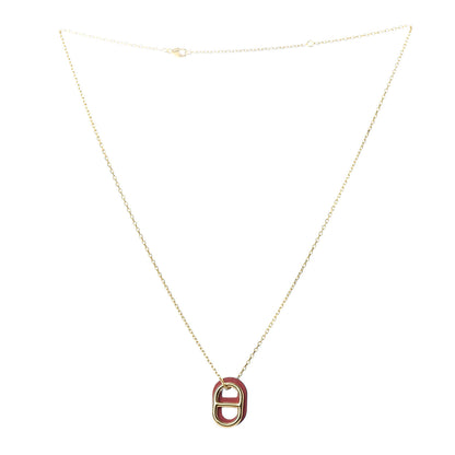 Hermes Swift O'Maillon Pendant Necklace Rose Mexico 3 of 7