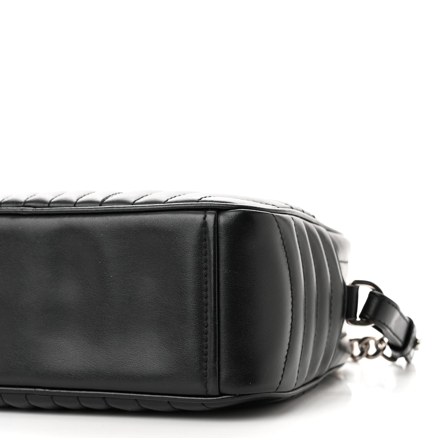 Soft Calfskin Diagramme Camera Bag Black