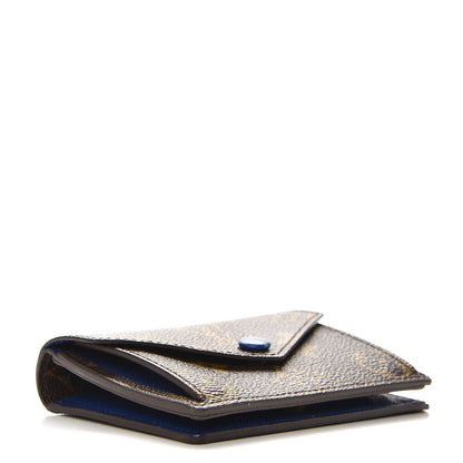 Louis Vuitton Monogram Compact Marie Wallet Blue 4 of 7