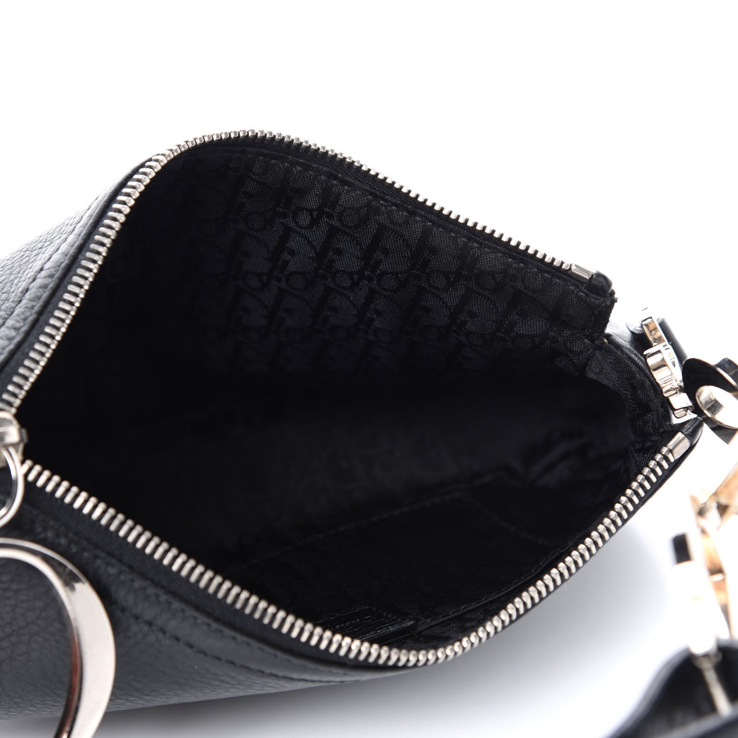 Christian Dior Calfskin Shoulder Bag Black 5 of 10