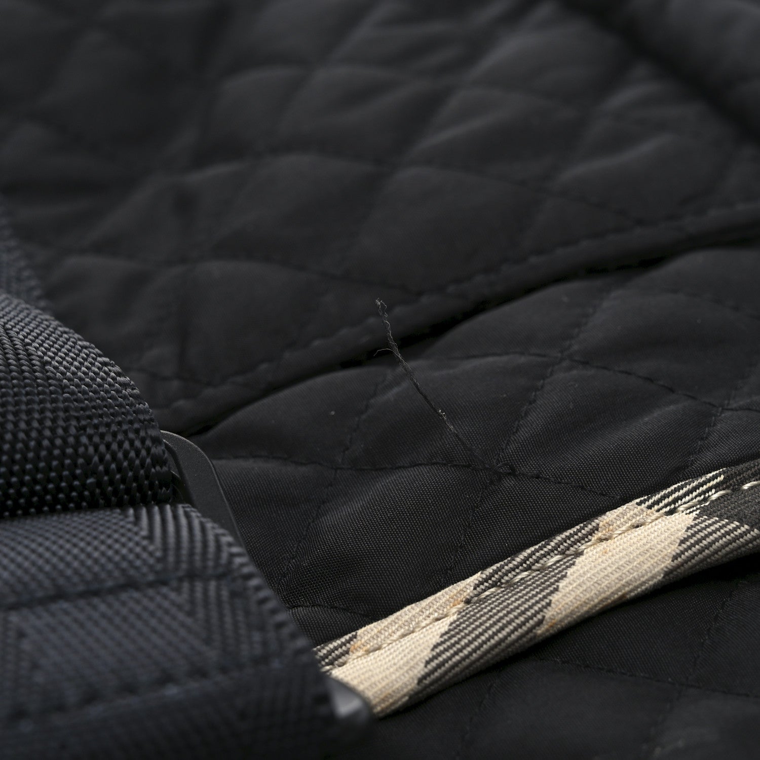 Burberry Nylon Quilted Diaper Bag Black 10 of 10
