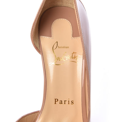 Christian Louboutin Patent Iriza 100 Pumps 36.5 Nude 6 of 8