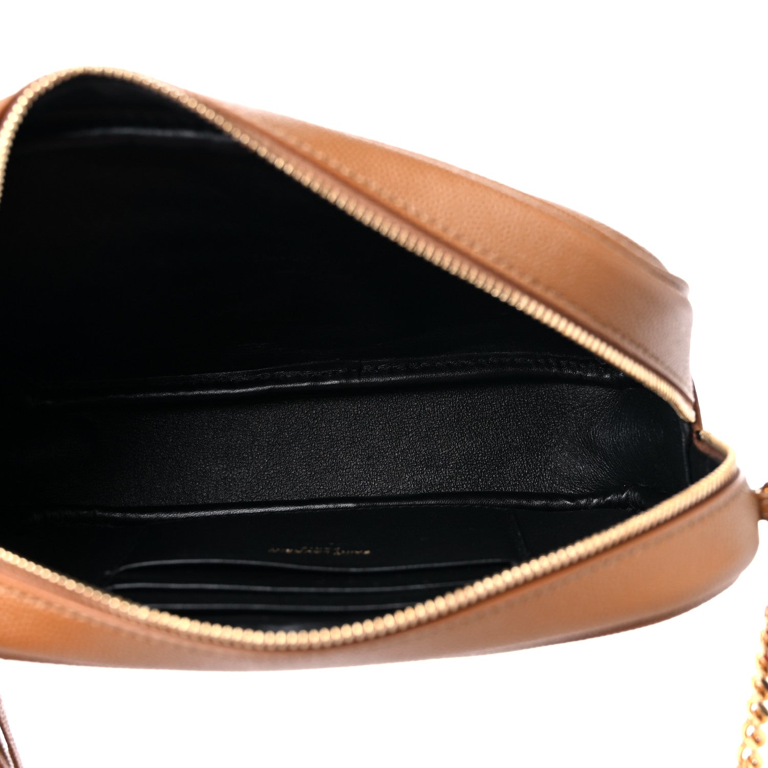 Saint Laurent Grain De Poudre Matelasse Monogram Mini Lou Camera Bag Dark Natural 5 of 11