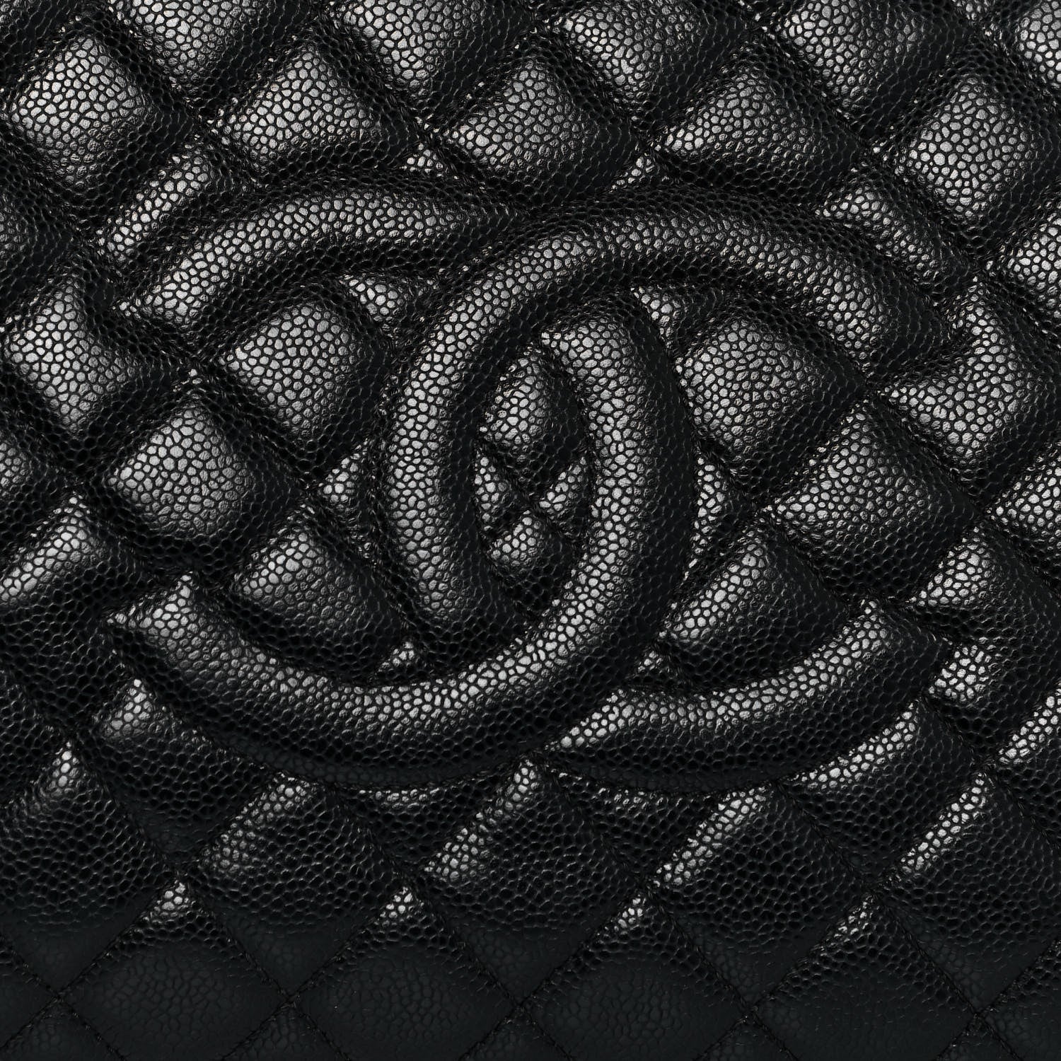 Chanel Caviar Quilted Grand Shopping Tote GST Black 7 of 11