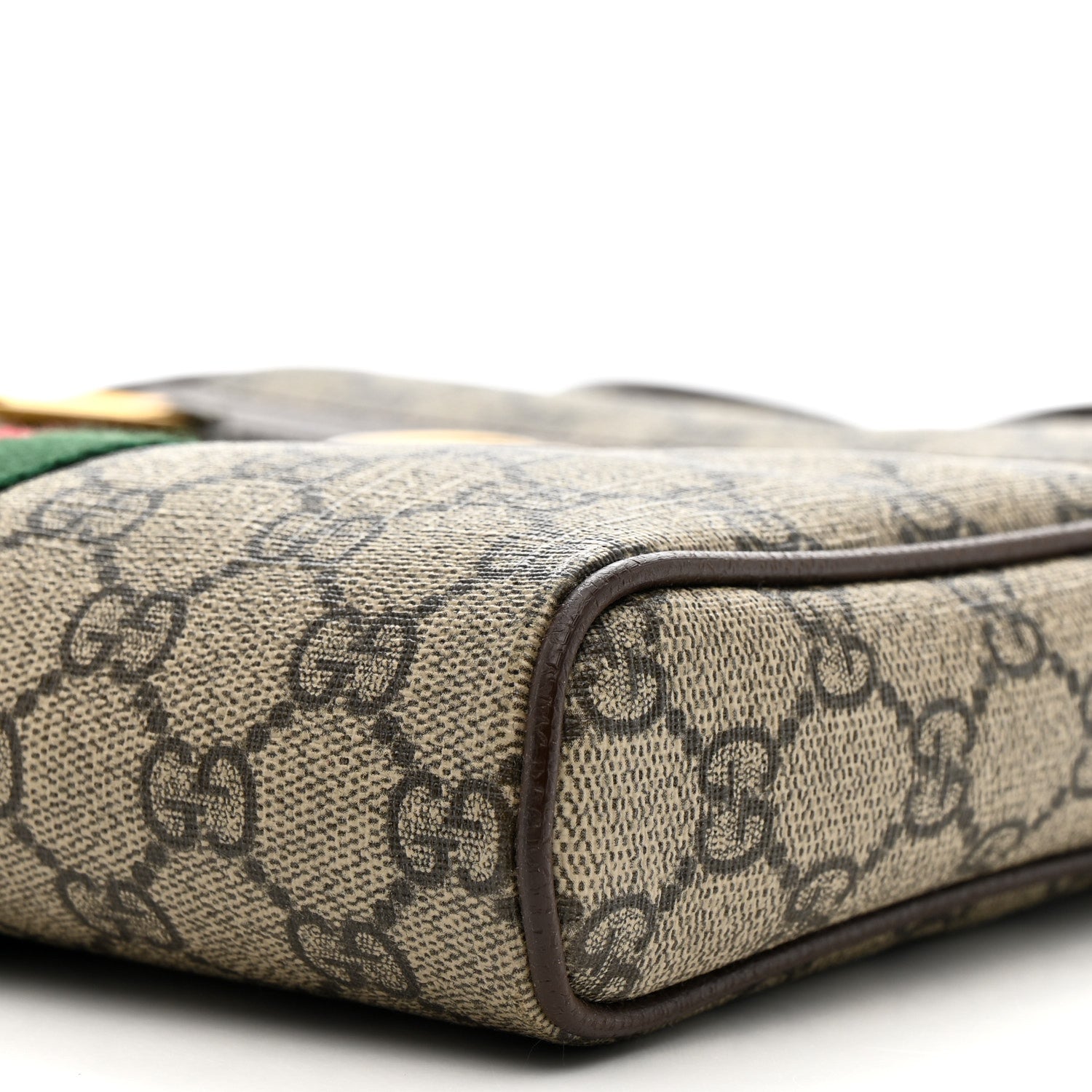 Gucci GG Supreme Monogram Web Small Ophidia Messenger Bag Brown 10 of 17