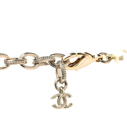 Chanel Pearl CC Long Necklace Gold 4 of 5