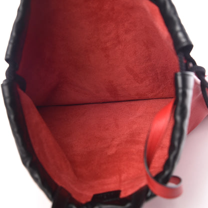 Gucci Calfskin Mens Logo Drawstring Backpack Red 6 of 12