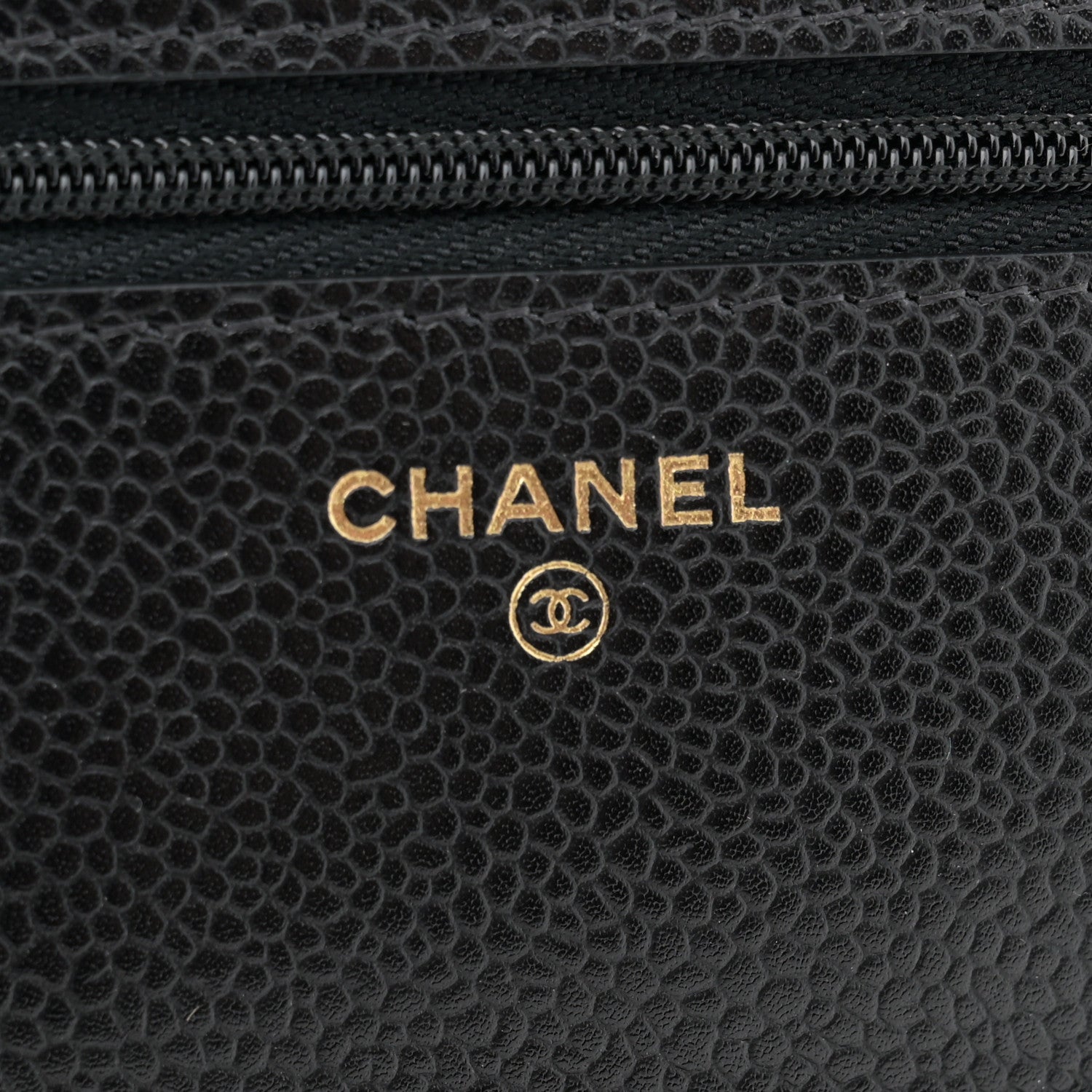 Chanel Caviar Quilted Wallet on Chain WOC Black 6 of 11