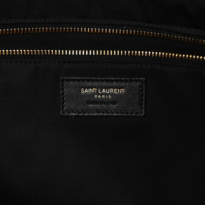 Saint Laurent Lambskin Quilted Maxi Icare Shopping Tote  Rouge Cabernet 12 of 20