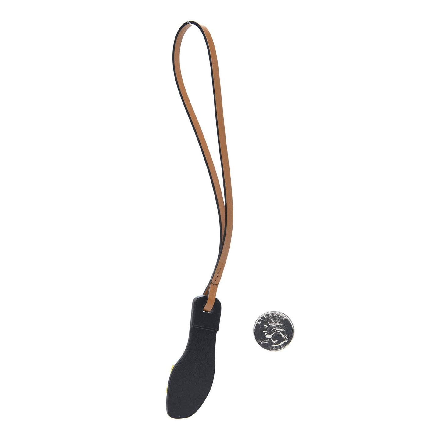 Epsom Butler Calfskin Hunter Oran Nano Bag Charm Lime