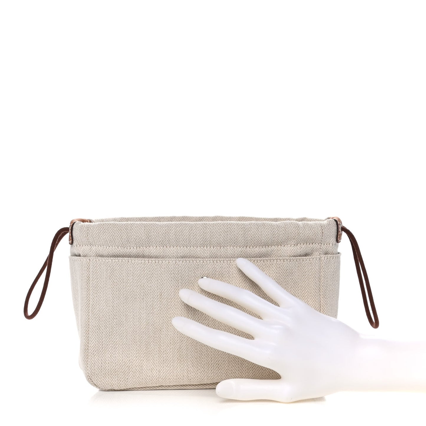 Canvas Barenia Fourbi 20 PM Pouch Naturel Fauve