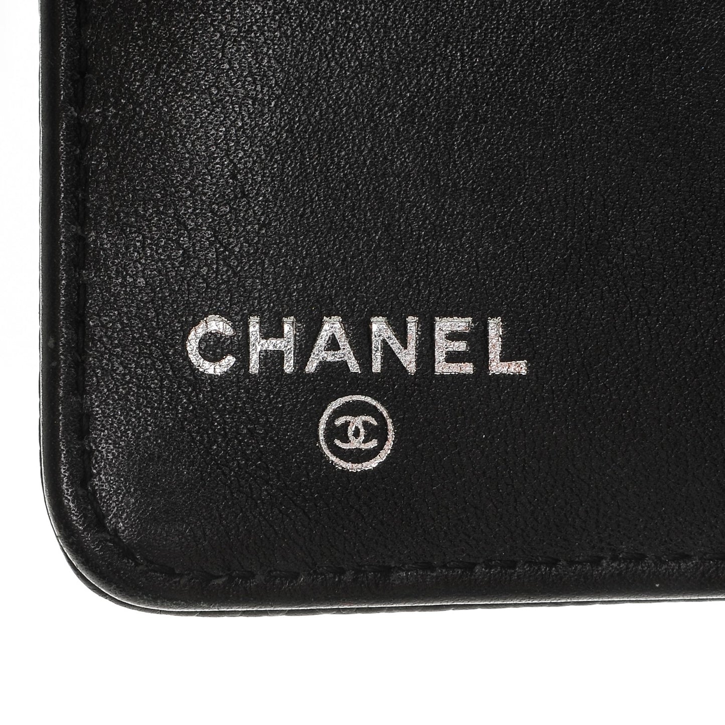 Caviar Timeless CC Zipped Pocket Wallet Black