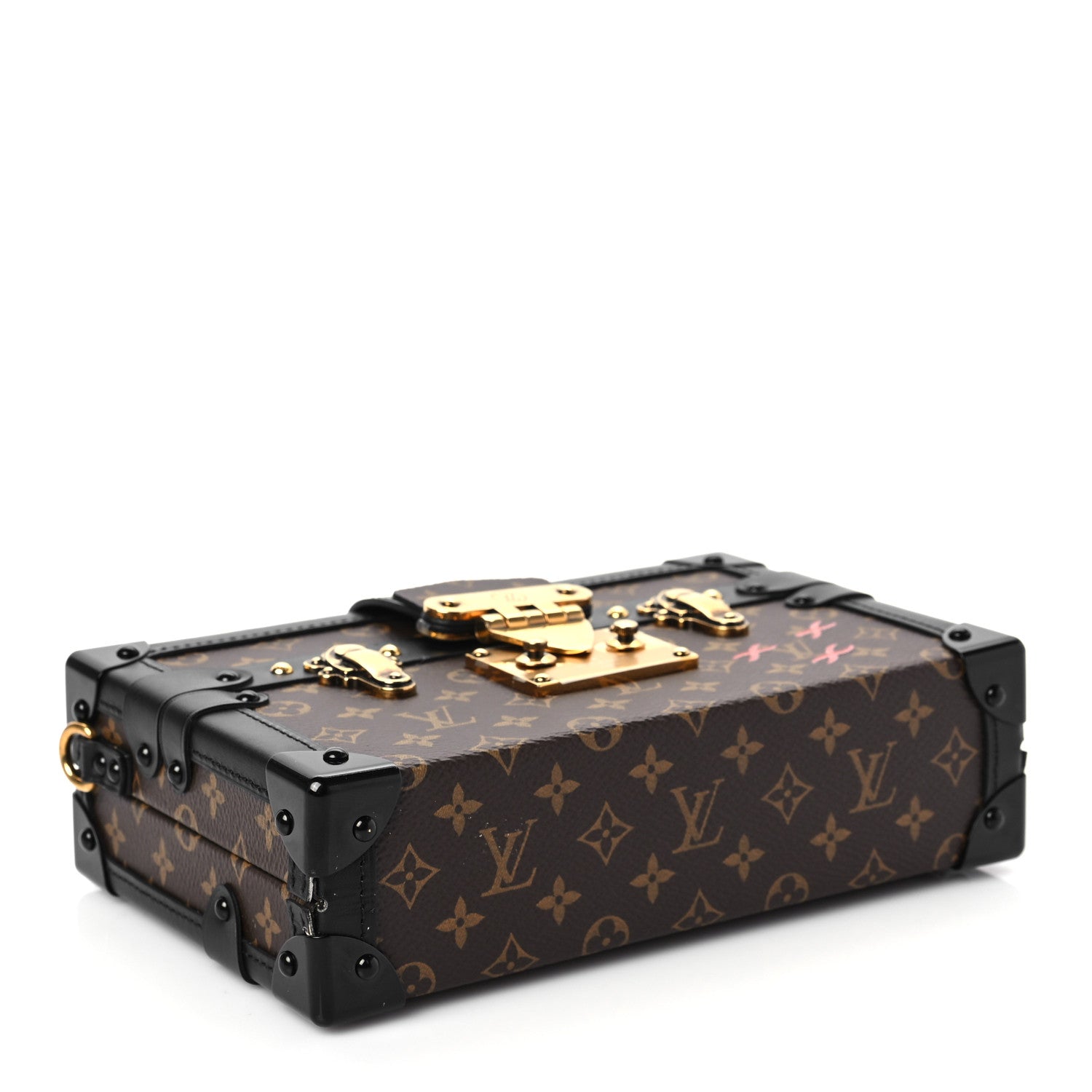 Louis Vuitton Monogram Petite Malle Black 4 of 7