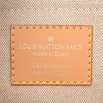 Louis Vuitton Damier Denim 3D Speedy Bandouliere 25 Bleu 7 of 10
