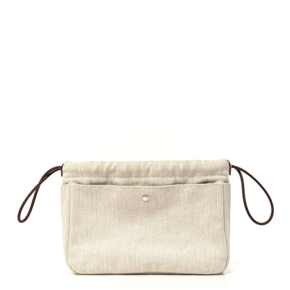 Hermes Canvas Barenia Fourbi 20 PM Pouch Naturel Fauve 1 of 11