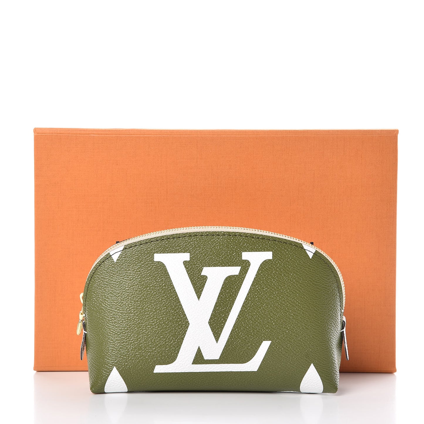 Monogram Giant Cosmetic Pouch Kaki
