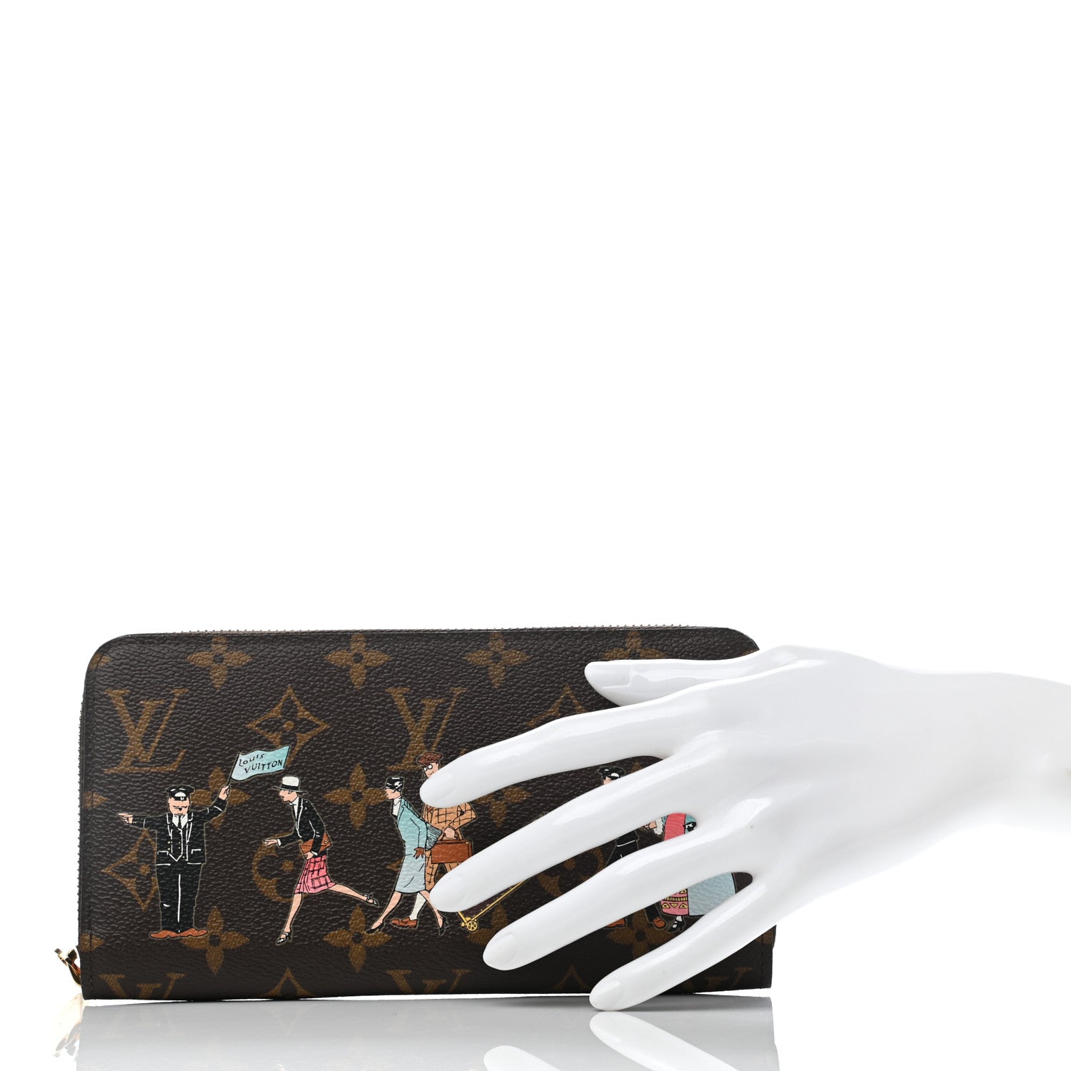 Louis Vuitton Monogram Illustre Zippy Wallet Rose 2 of 7