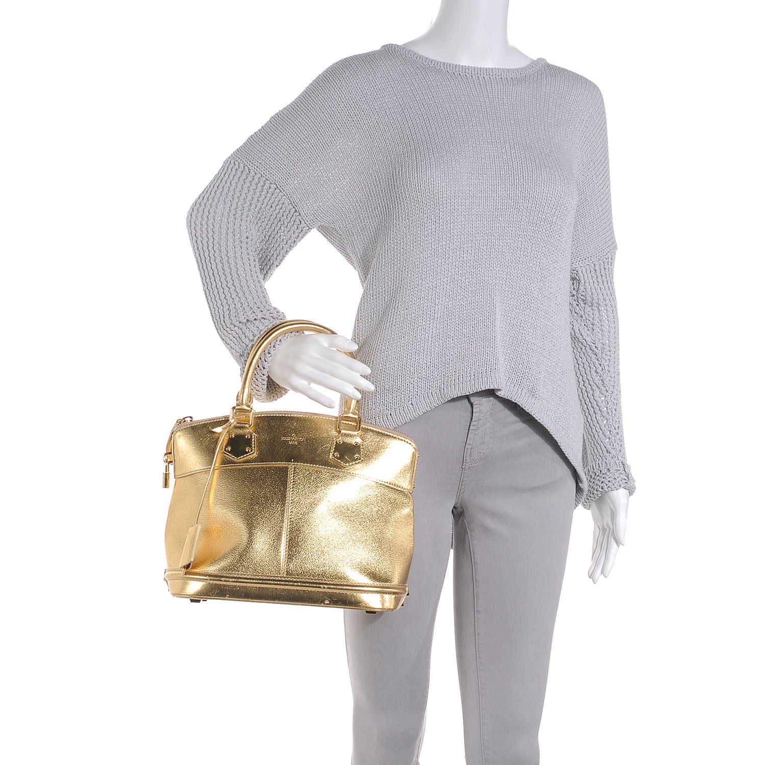 Louis Vuitton Suhali Lockit PM Gold 2 of 8