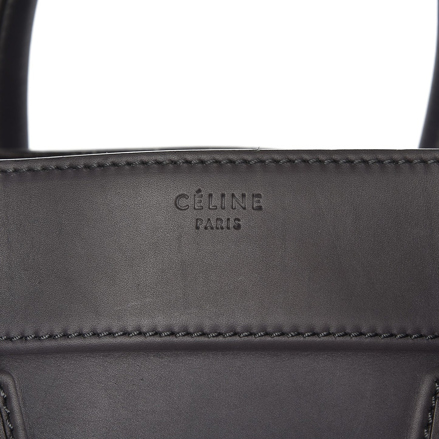Natural Calfskin Large Phantom Luggage Grey