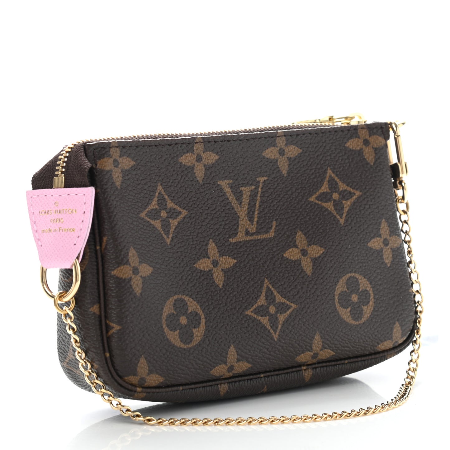 Monogram 2021 Christmas Animation Japanese Garden Mini Pochette Accessories Wisteria Pink