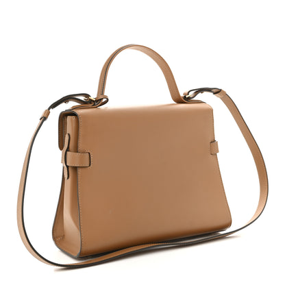 Delvaux Calfskin MM Tempete Satchel Camel 3 of 10