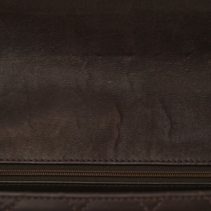 Chanel Lambskin Quilted Single Flap Dark Brown 11 of 12