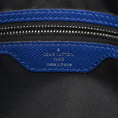 Louis Vuitton Taiga Monogram Eclipse Keepall Bandouliere 50 Pacific Blue 5 of 12