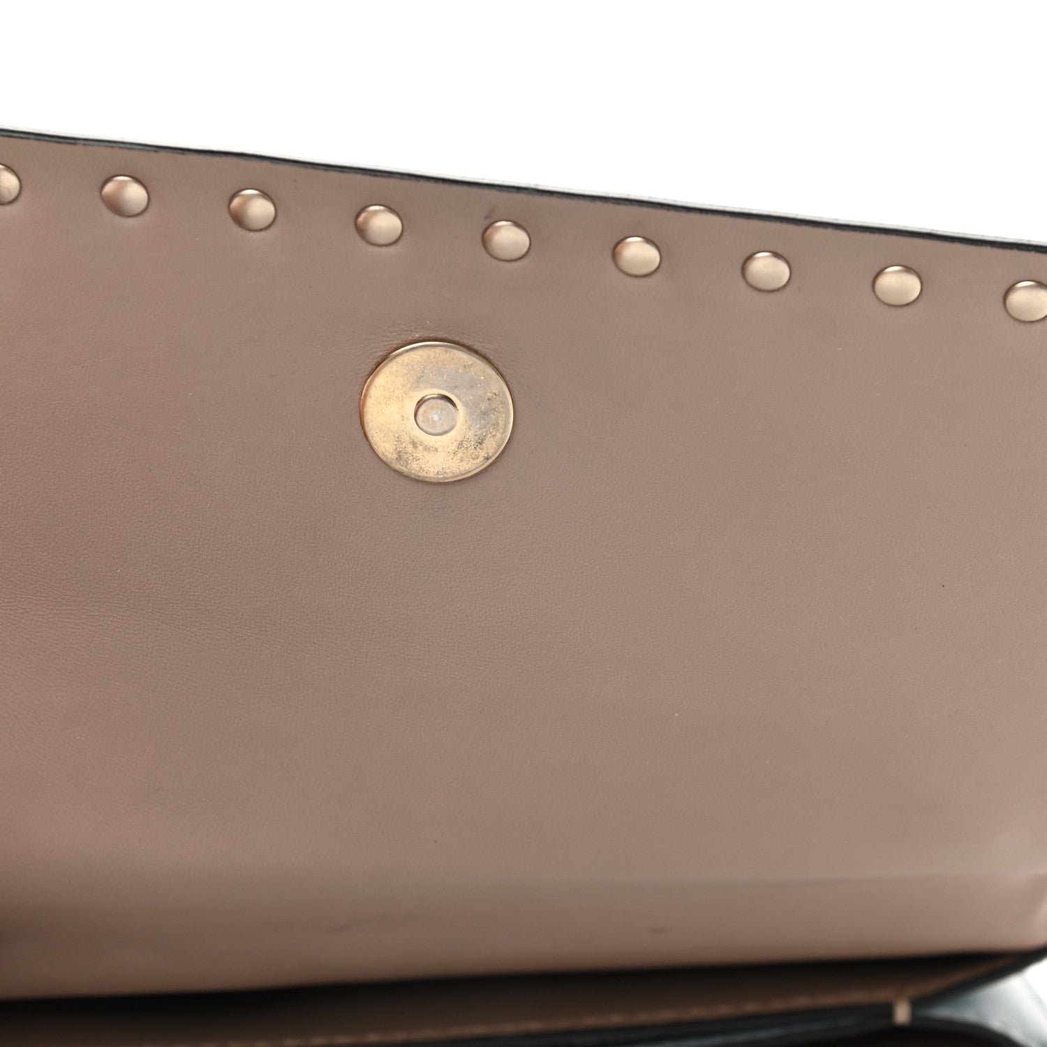 Valentino Garavani Nappa Small Rockstud Wristlet Clutch Pastel Grey 7 of 10