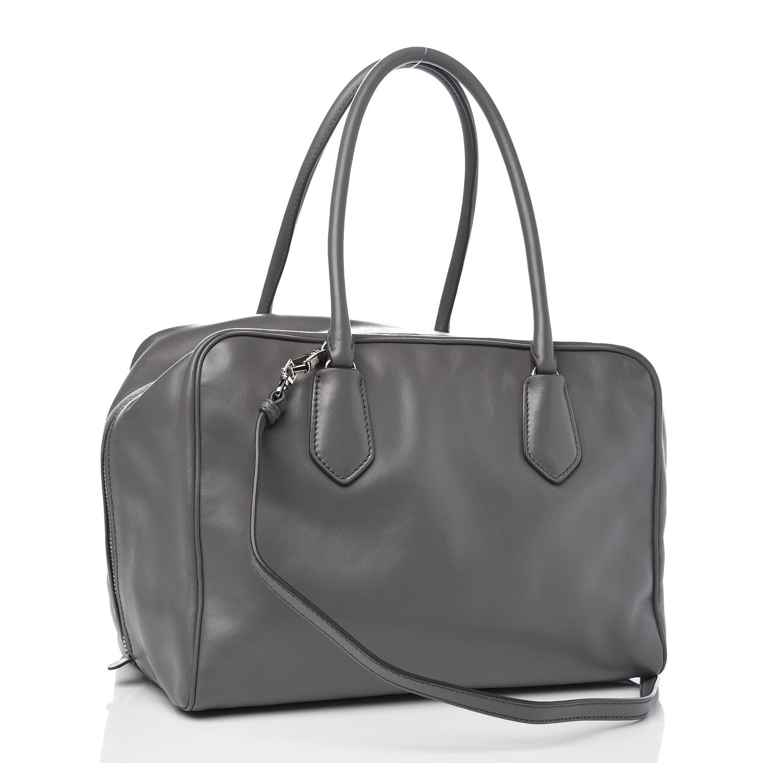 Prada Soft Calf Large Inside Tote Marmo Salvia 3 of 8