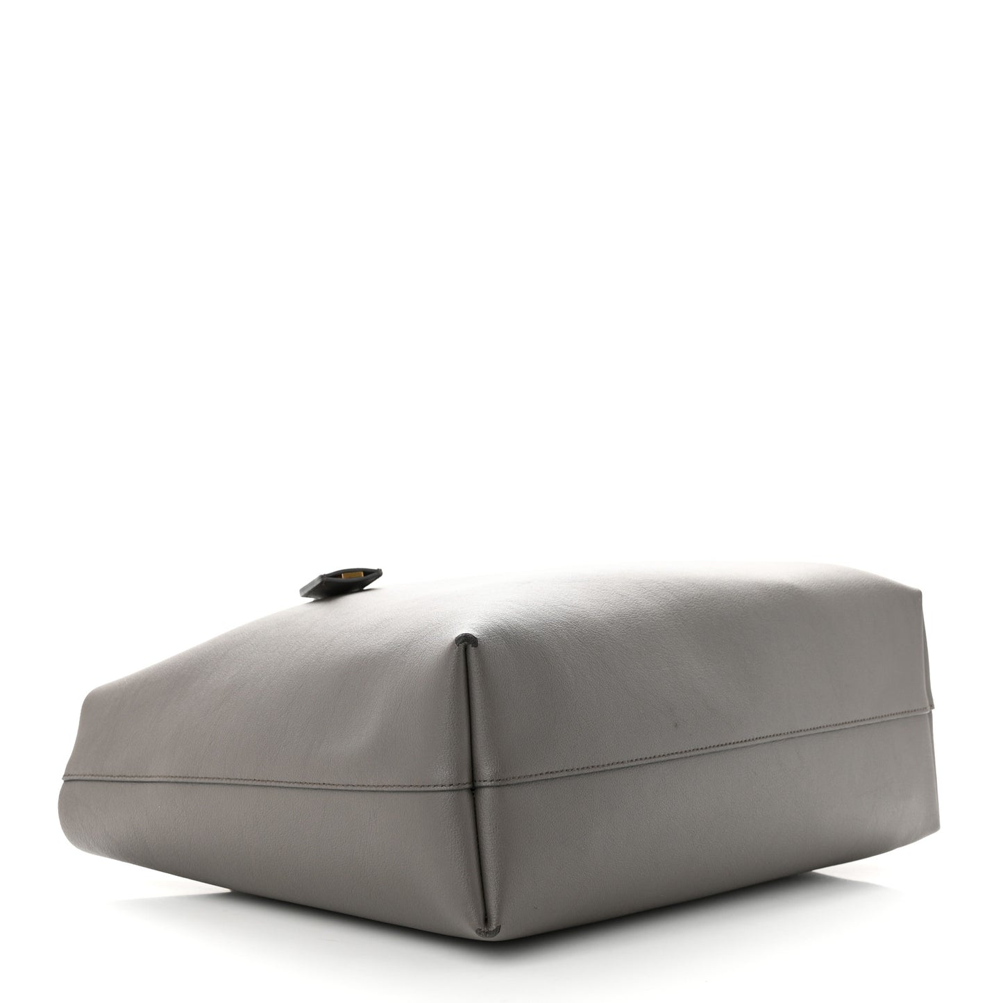 Calfskin Large Shopping Tote Asphalt