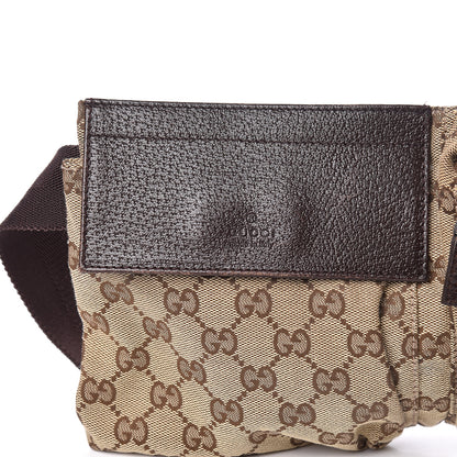 Gucci GG Monogram Double Pocket Belt Bag Dark Brown 11 of 11
