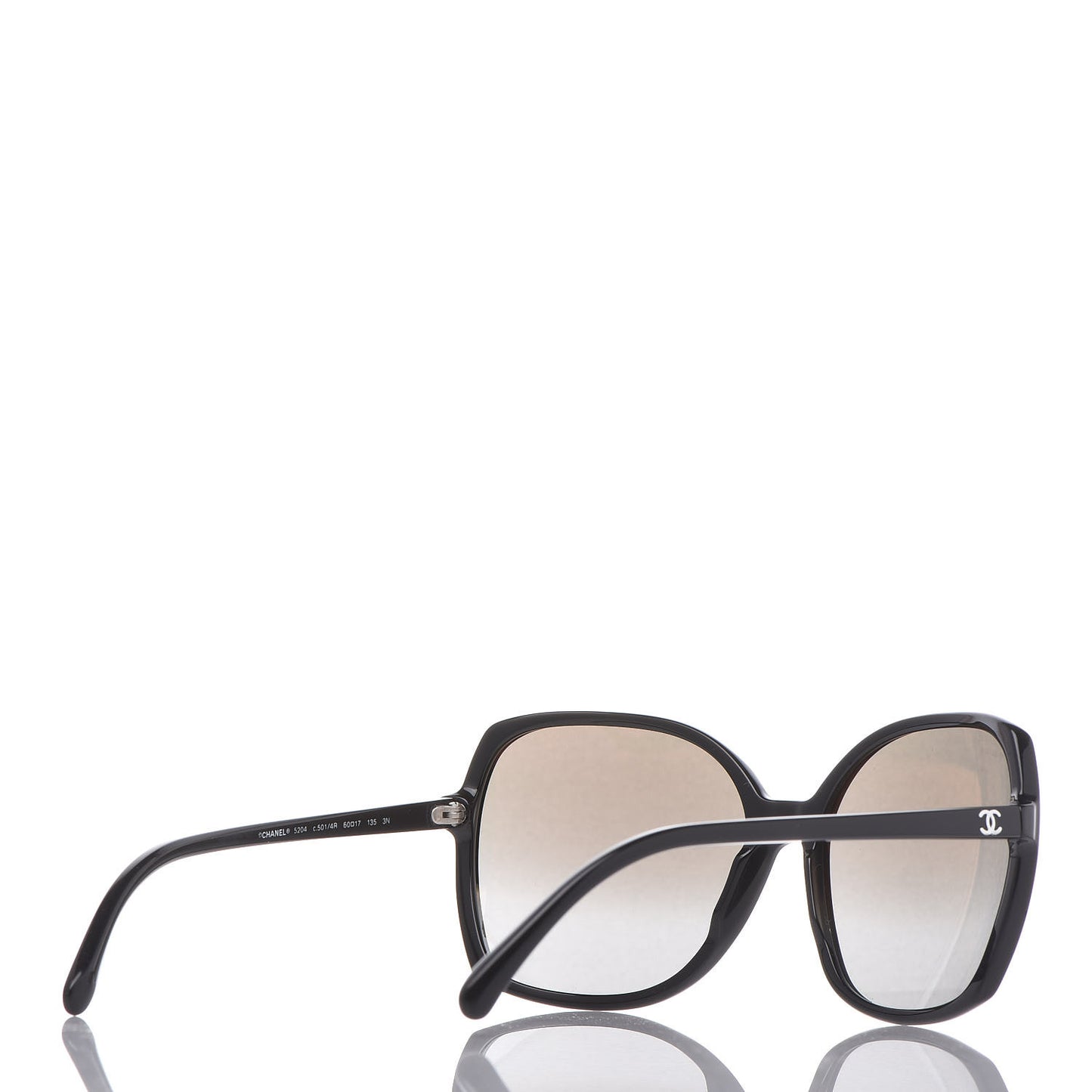 Oversized CC Sunglasses 5204 Black