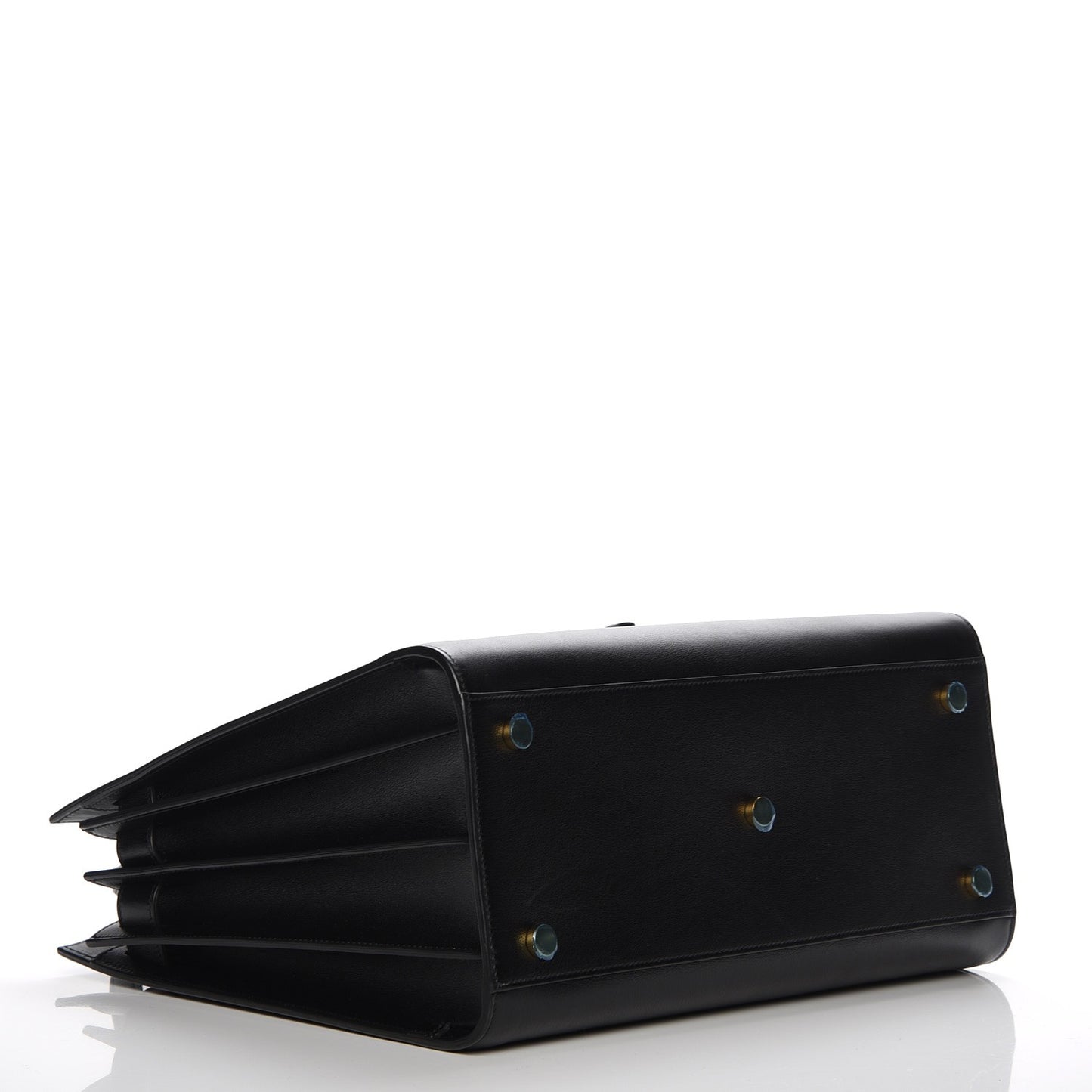 Calfskin Small Sac De Jour Black