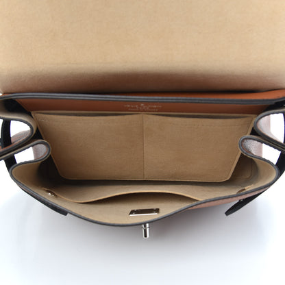 Louis Vuitton Soft Calfskin Lockme Ever Caramel Creme Black 5 of 9